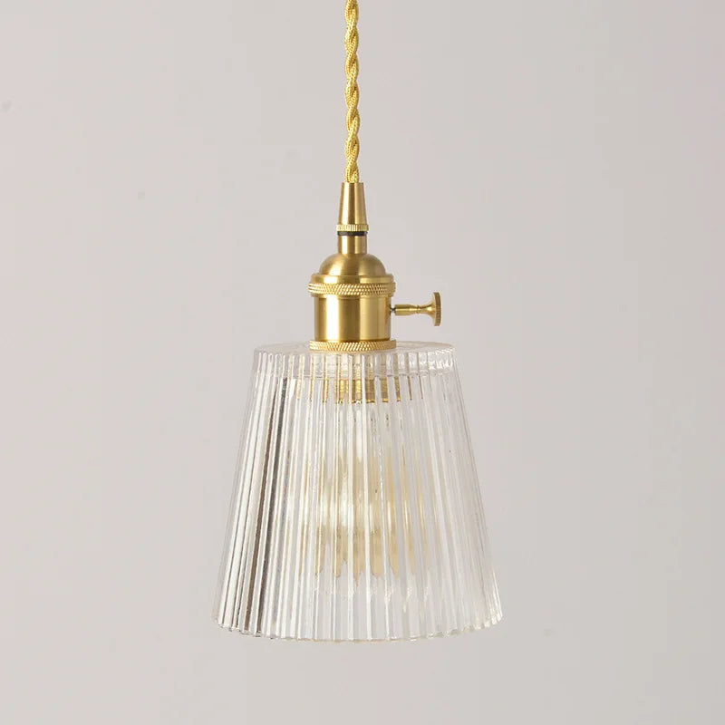 pendente dourado retro, luminária de teto, pendente vintage cozinha, iluminação suspensa elegante, luminária decorativa dourada