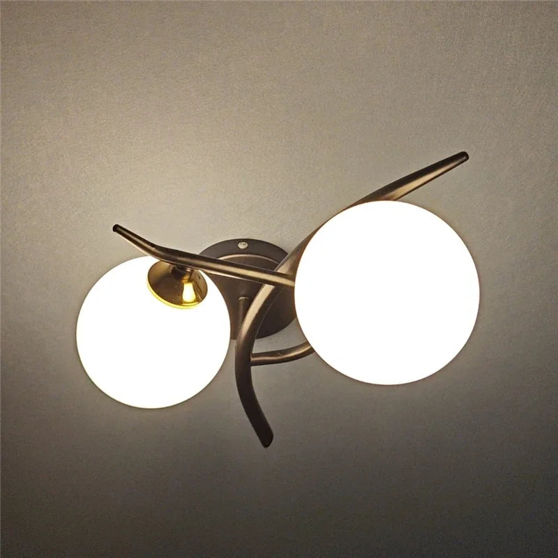 arandela moderna, arandela dueto, arandela dourada, arandela preta, arandela de parede, arandela com vidro, iluminação decorativa, arandela contemporânea, luminária de parede moderna, arandela para quarto