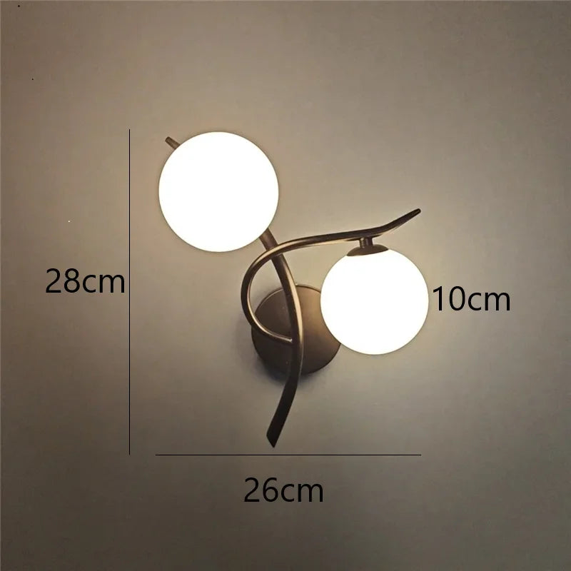 arandela moderna, arandela dueto, arandela dourada, arandela preta, arandela de parede, arandela com vidro, iluminação decorativa, arandela contemporânea, luminária de parede moderna, arandela para quarto