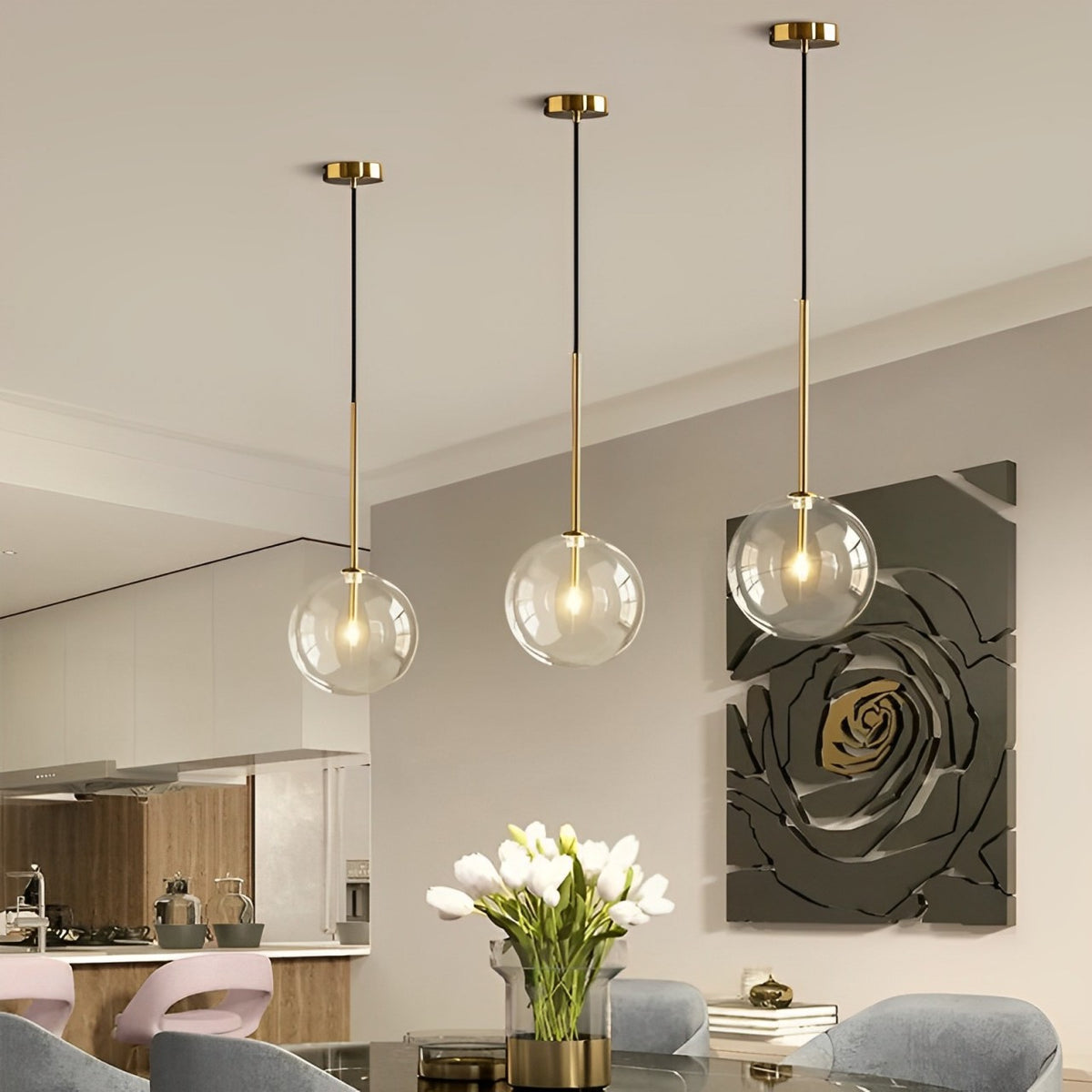 Lustre de Led Suspenso Circular