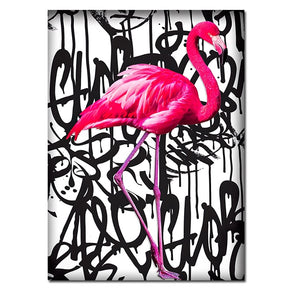 Tela Decorativa Flamingo