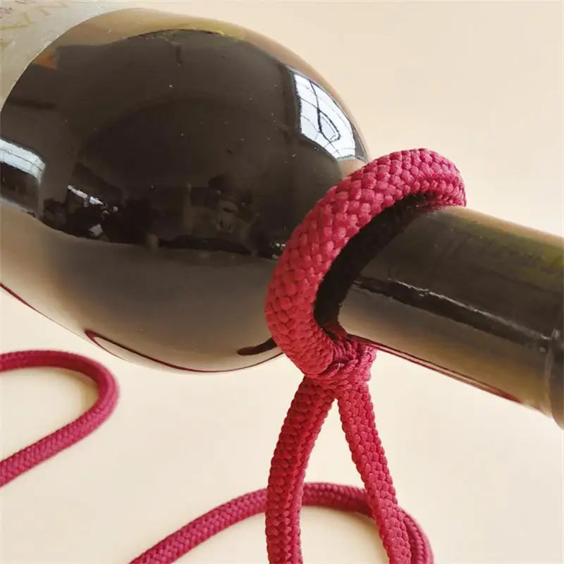 Suporte de Vinho Corda Mágica, suporte de vinho de corda