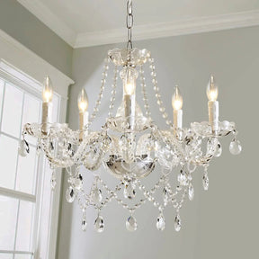 Lustre Candelabro de Cristal