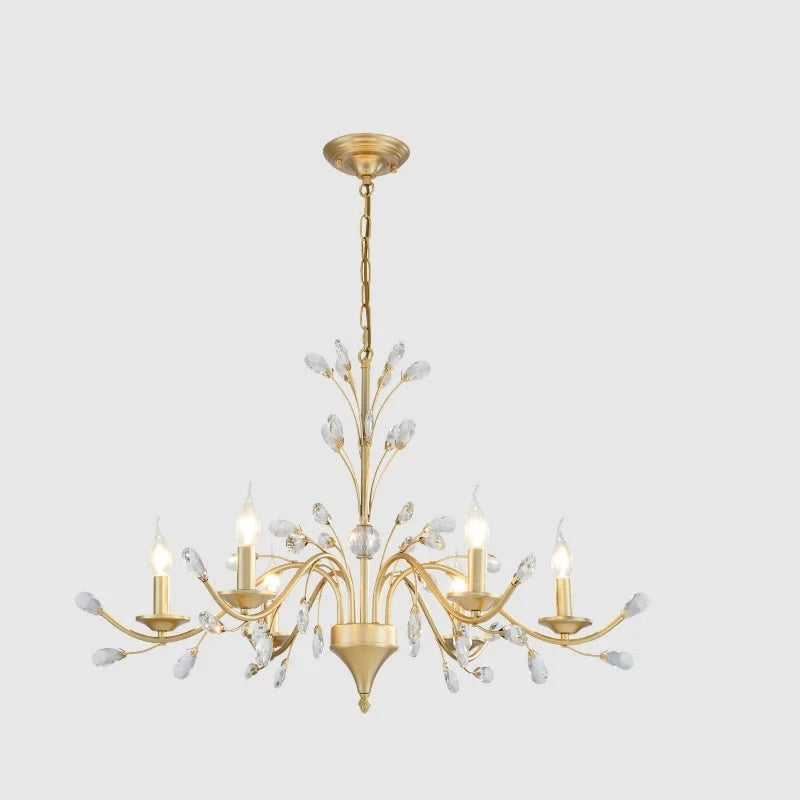 Lustre Pendente, Lustre Candelabro Cristal, Lustre Pendente Candelabro de Metal