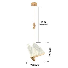 Pendente Borboleta de Led