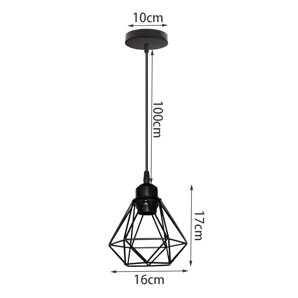 Lustre Suspenso de Ferro