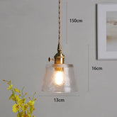 pendente de vidro vintage, pendente texturizado retro, iluminação suspensa sala, luminária pendente de vidro, pendente vintage cozinha